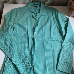 Lands End green button down size 18